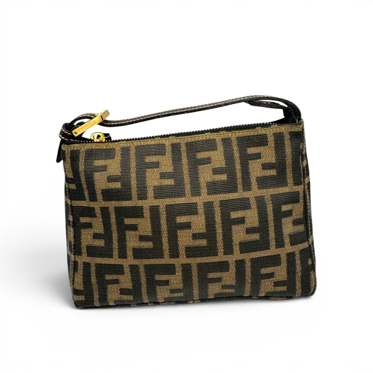 Vintage Fendi Zucca Pouch Handbag