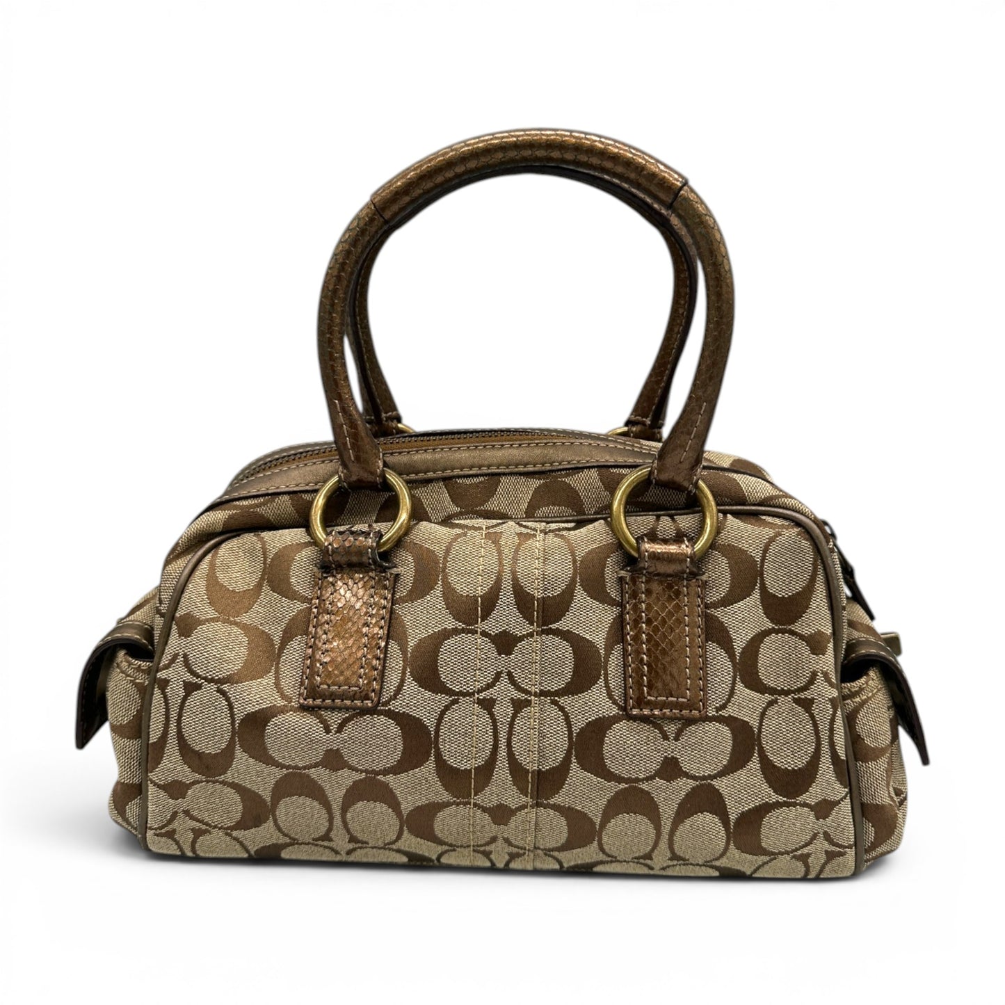 Sac bandoulière Boston Mini Soho patchwork vintage Coach F12317