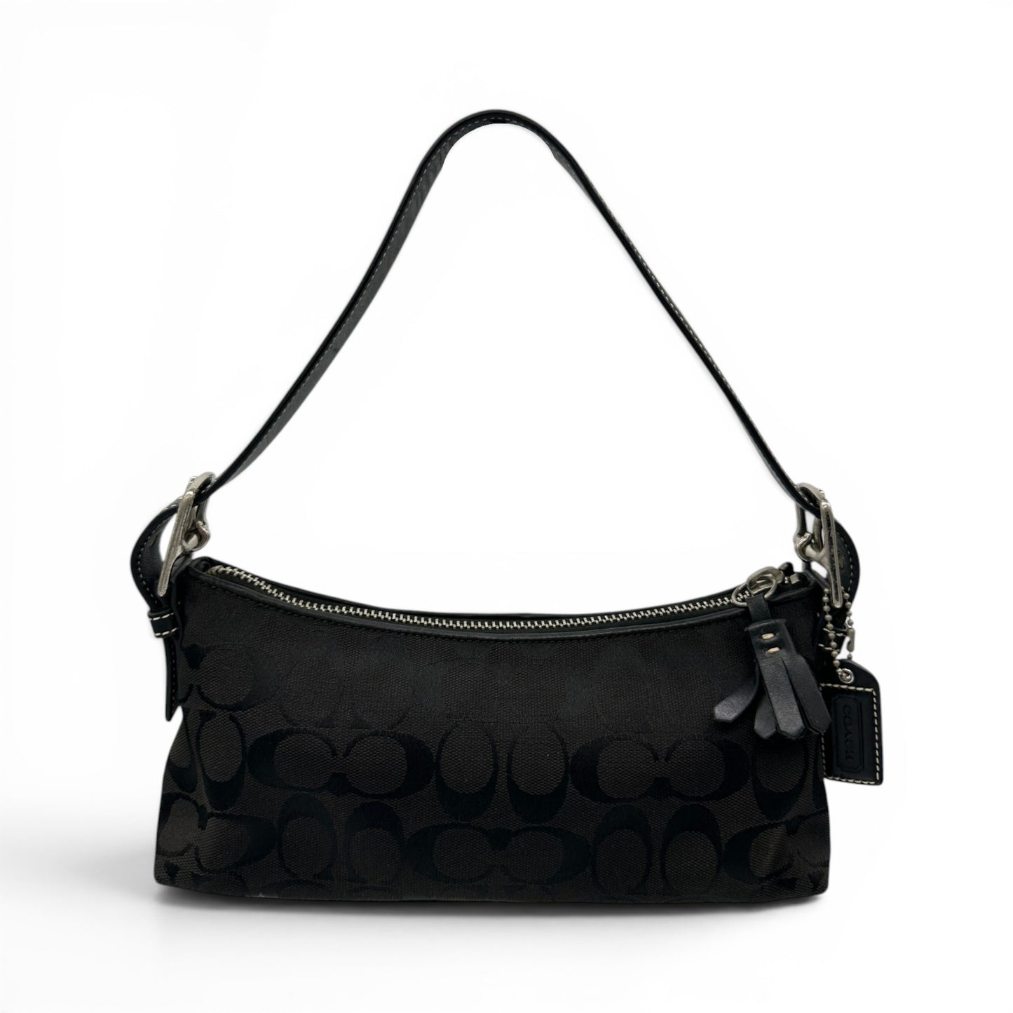 Sac bandoulière vintage Coach 6371 East West Baguette