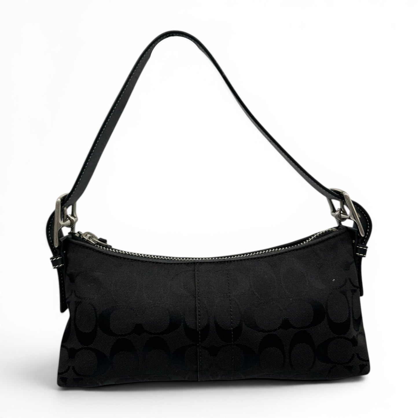 Sac bandoulière vintage Coach 6371 East West Baguette