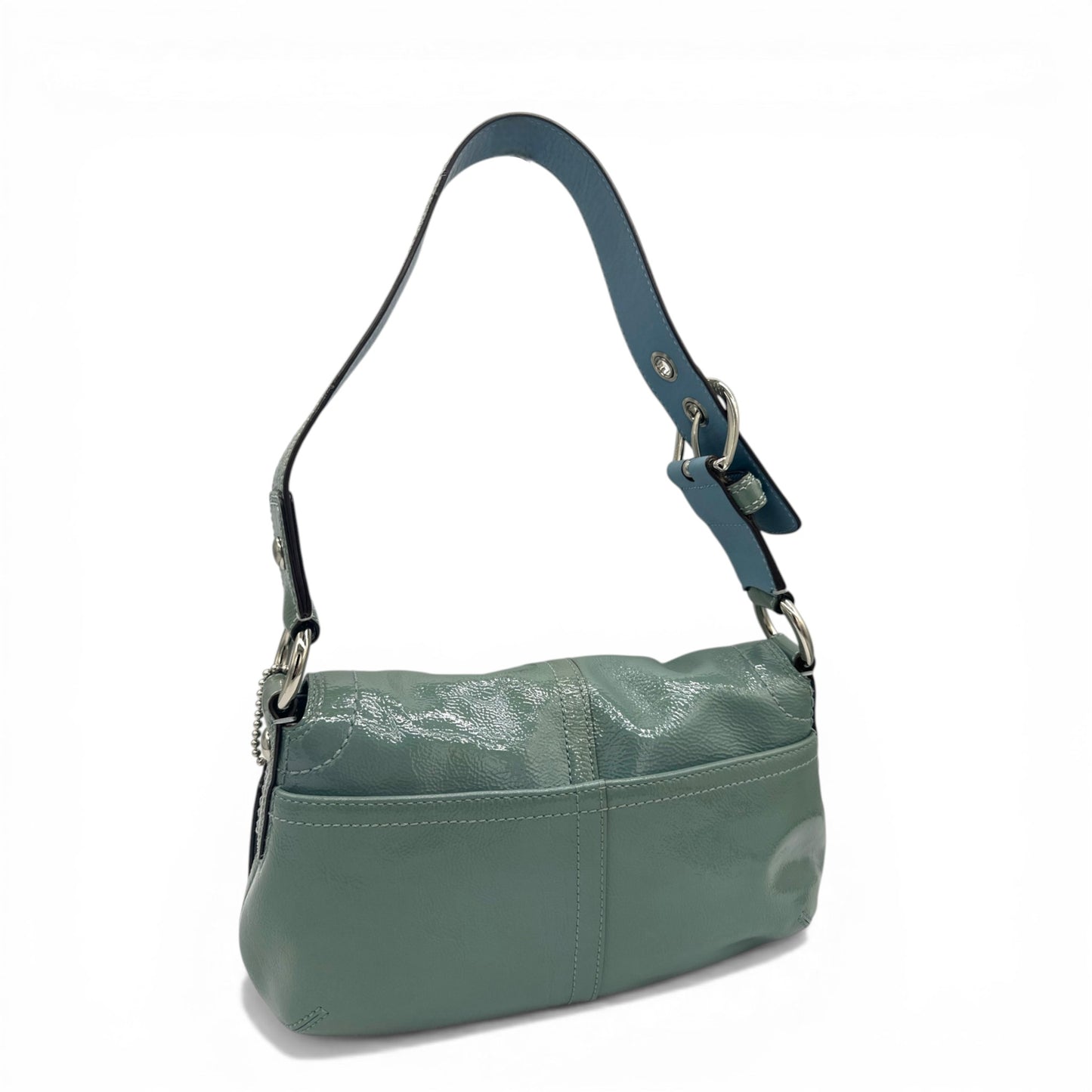 Vintage Coach F13132 Patent Soho Shoulder Bag
