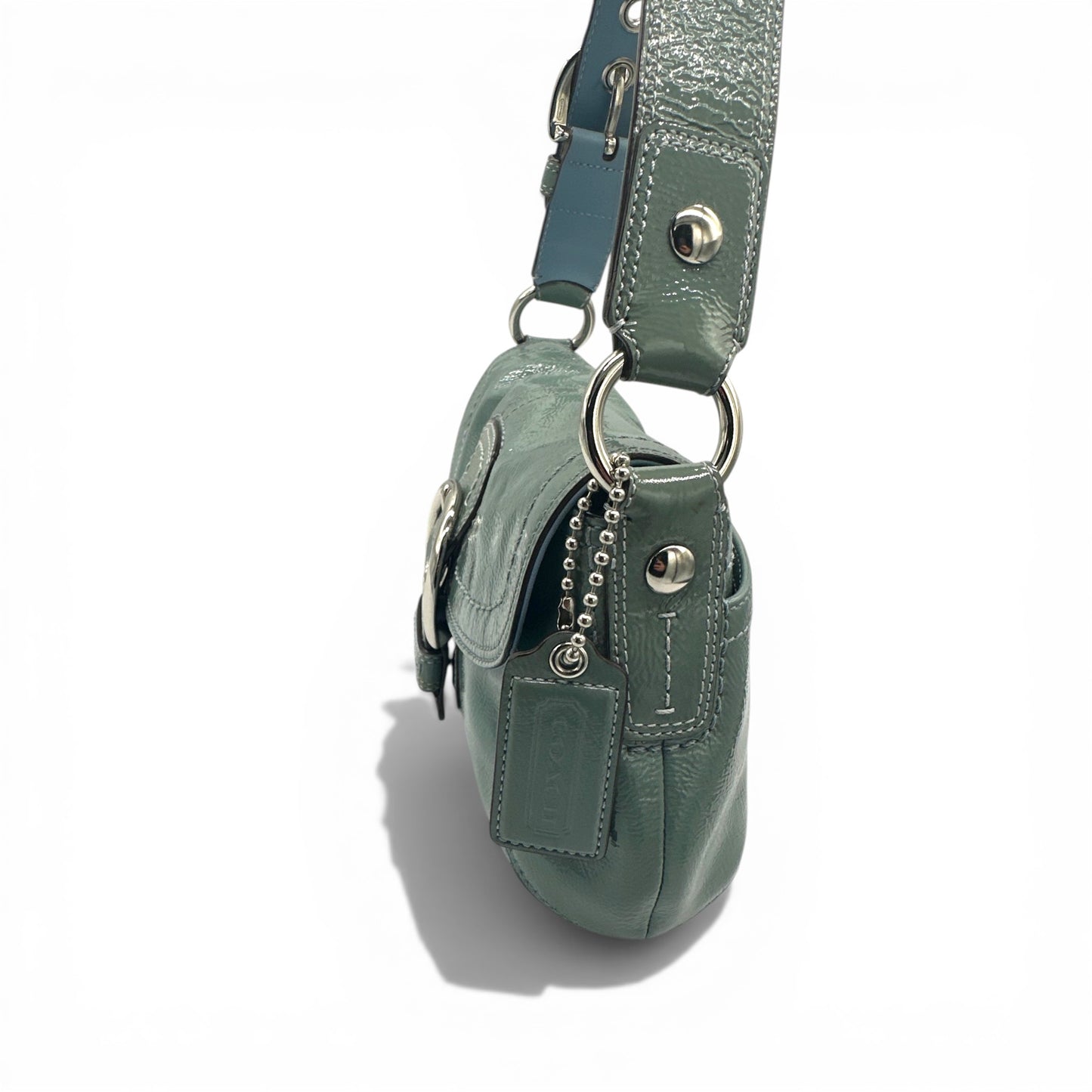 Vintage Coach F13132 Patent Soho Shoulder Bag