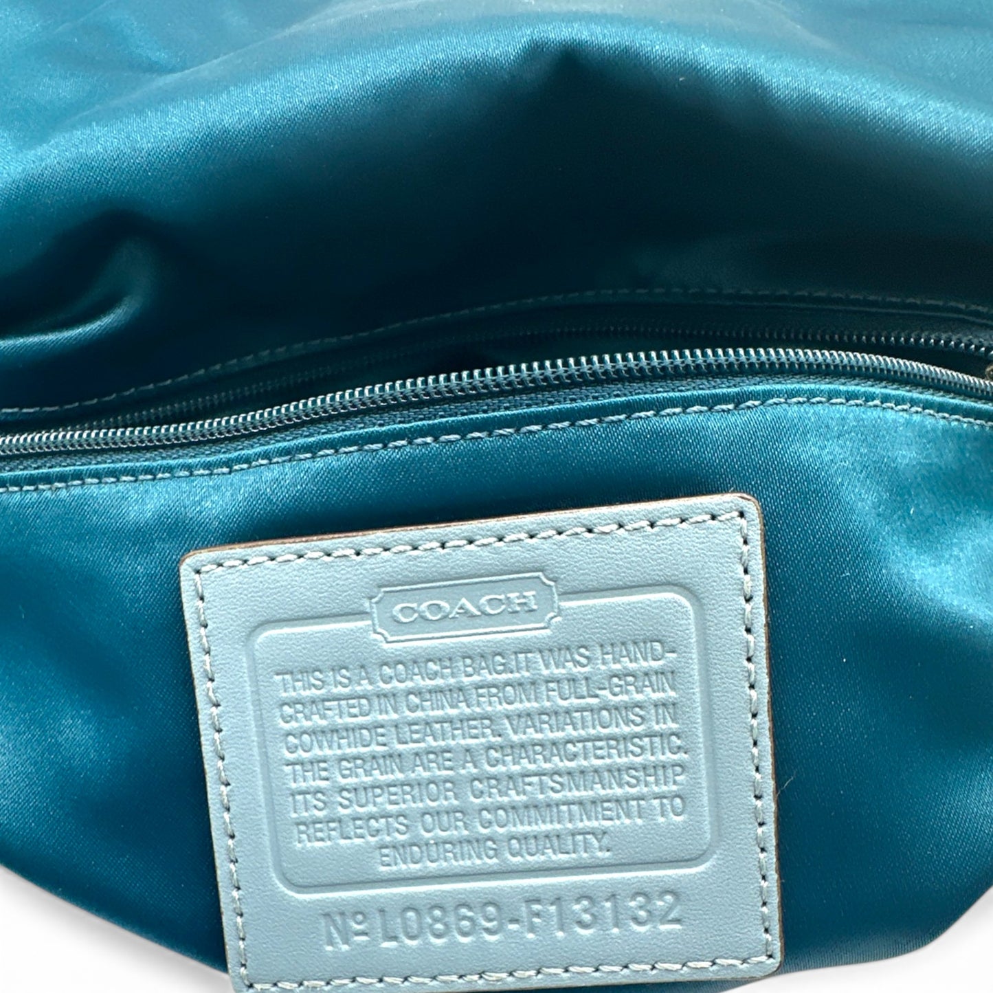 Vintage Coach F13132 Patent Soho Shoulder Bag