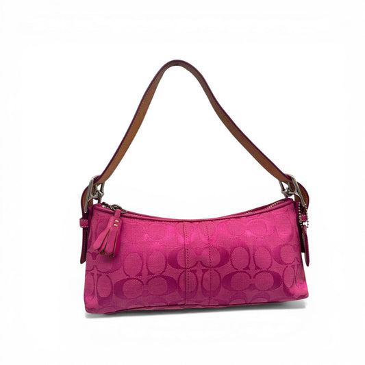 Vintage Coach 6371 East West Baguette Shoulder Bag