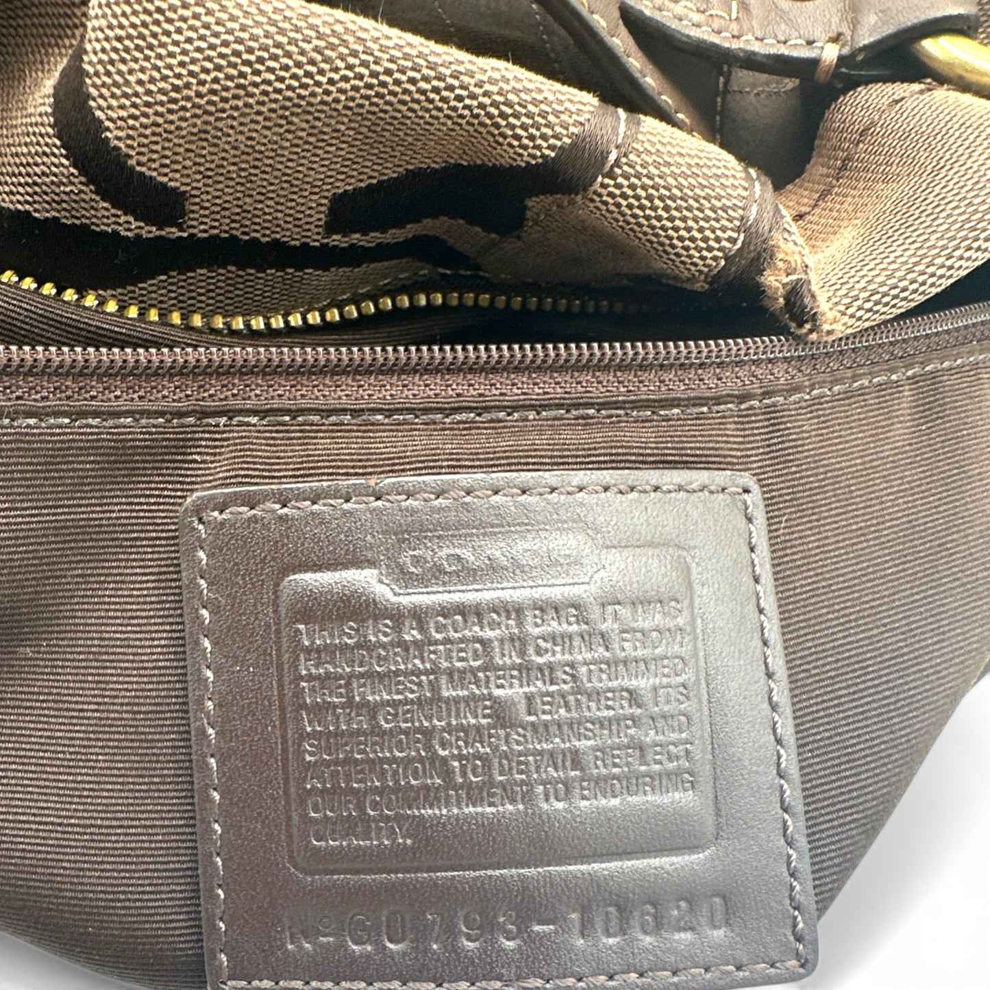 Vintage Coach 10620 Large Carly Shoulder Bag