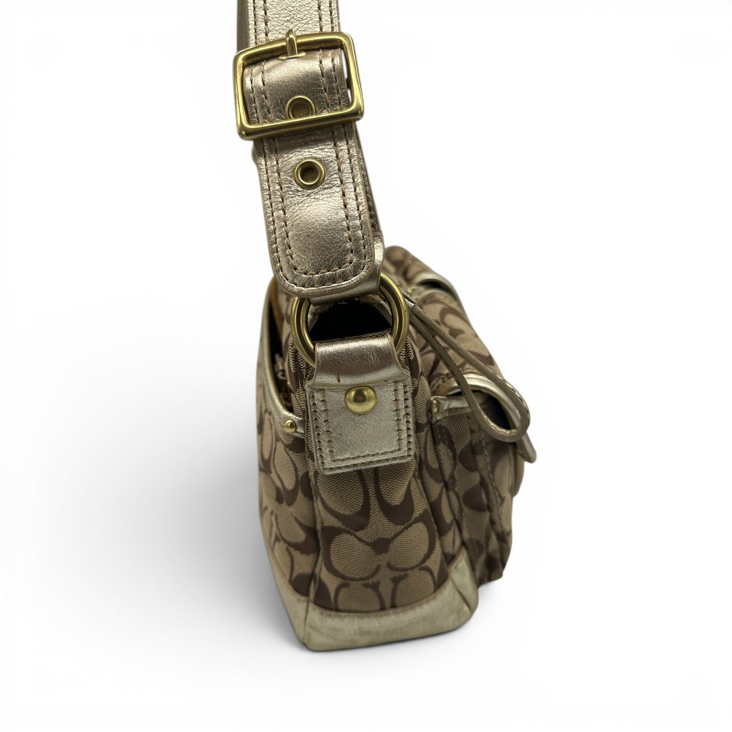 Vintage Coach 11140 Turnlock Legacy Schultertasche