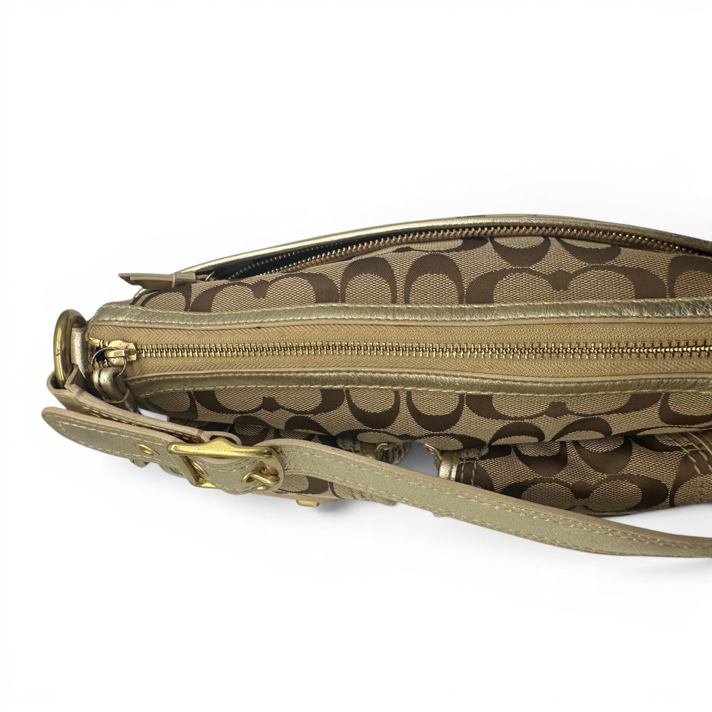 Vintage Coach 11140 Turnlock Legacy Schultertasche