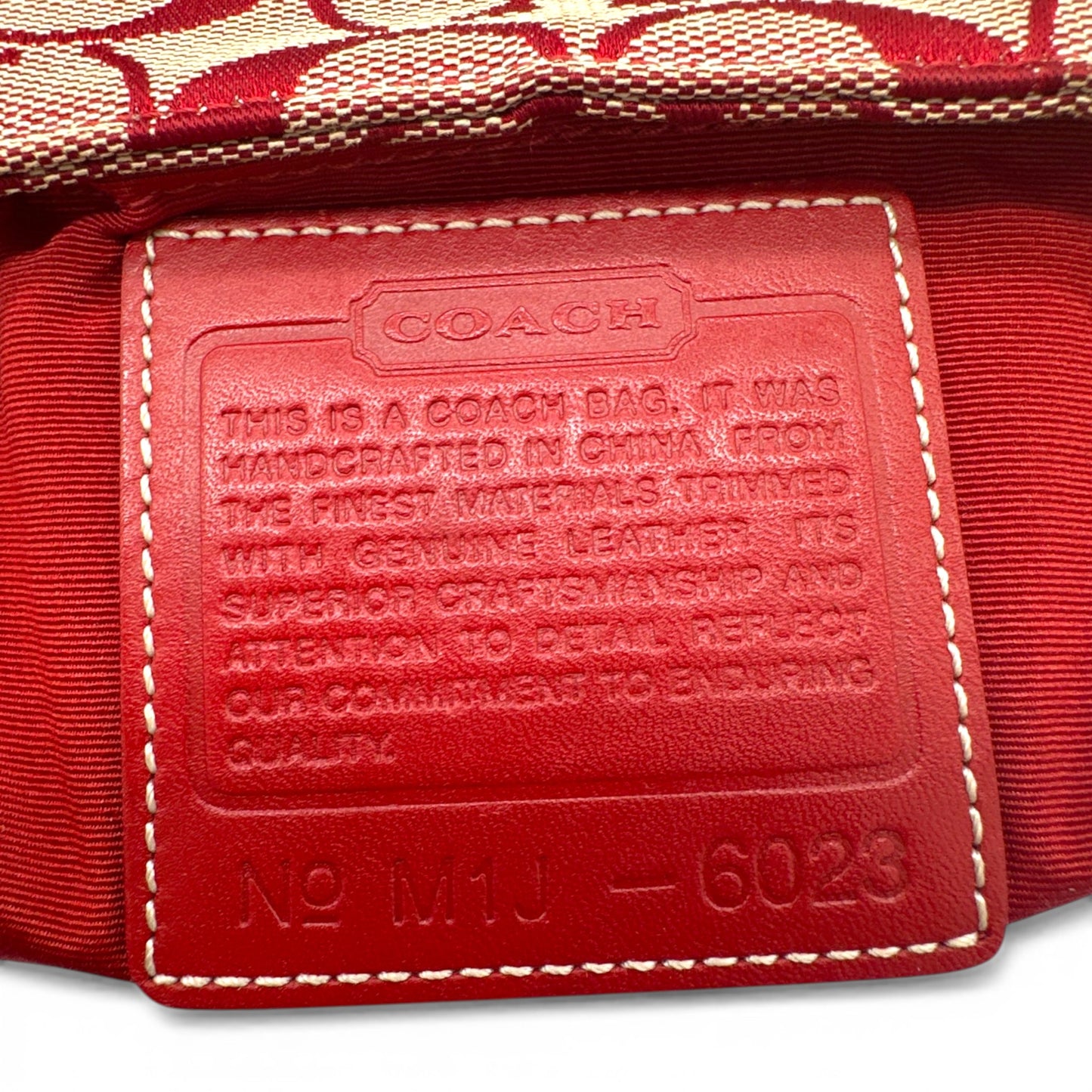Vintage Coach 6094 Demi Mini Schultertasche