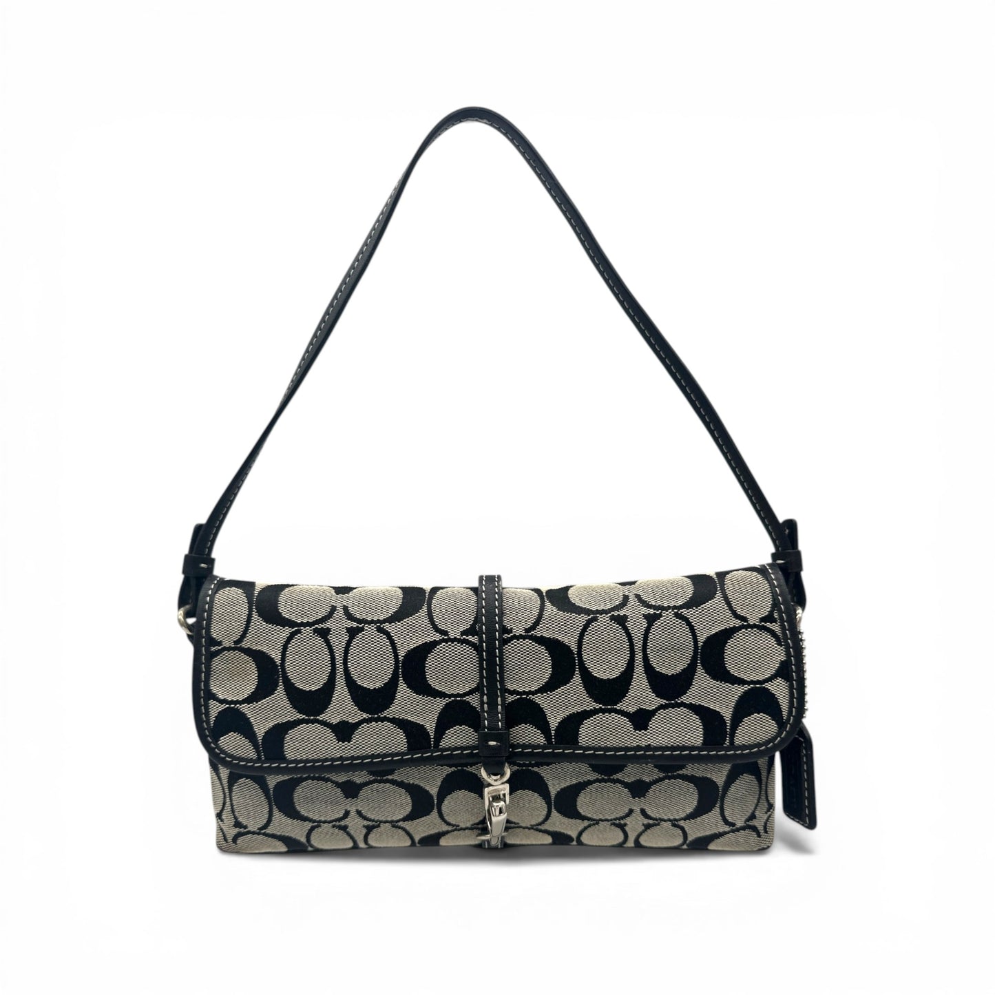 Vintage Coach 6348 Demi Hampton Clip Shoulder Bag