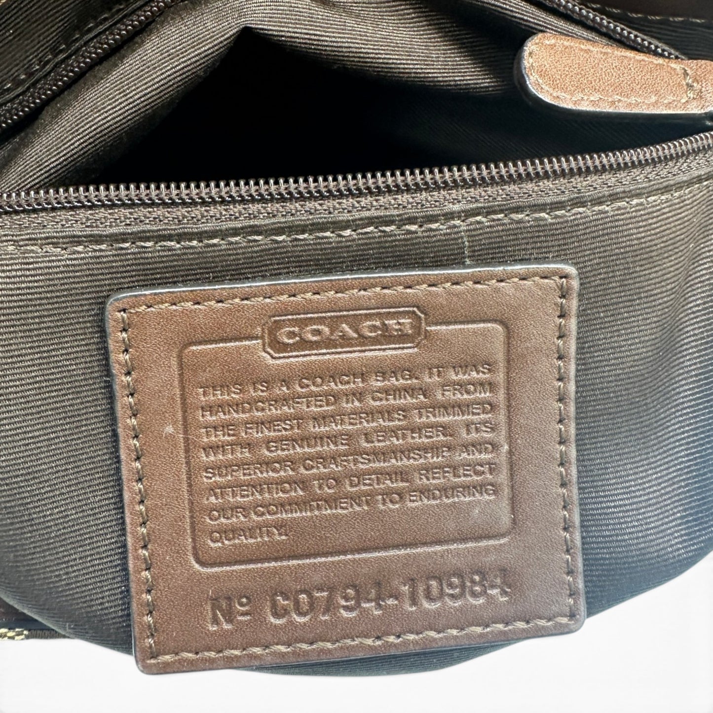Vintage Coach 10984 Chelsea Turnlock Shoulder Bag