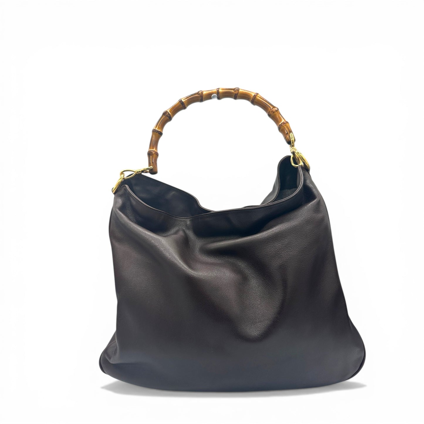 Sac cabas vintage Gucci en cuir de bambou