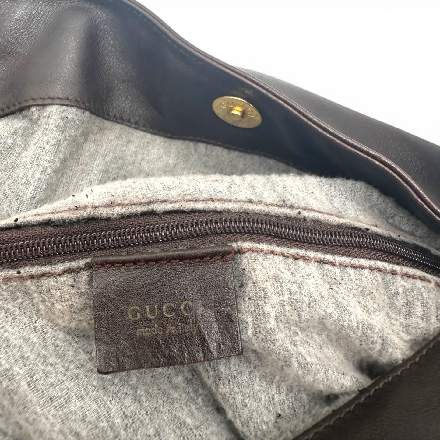 Sac cabas vintage Gucci en cuir de bambou