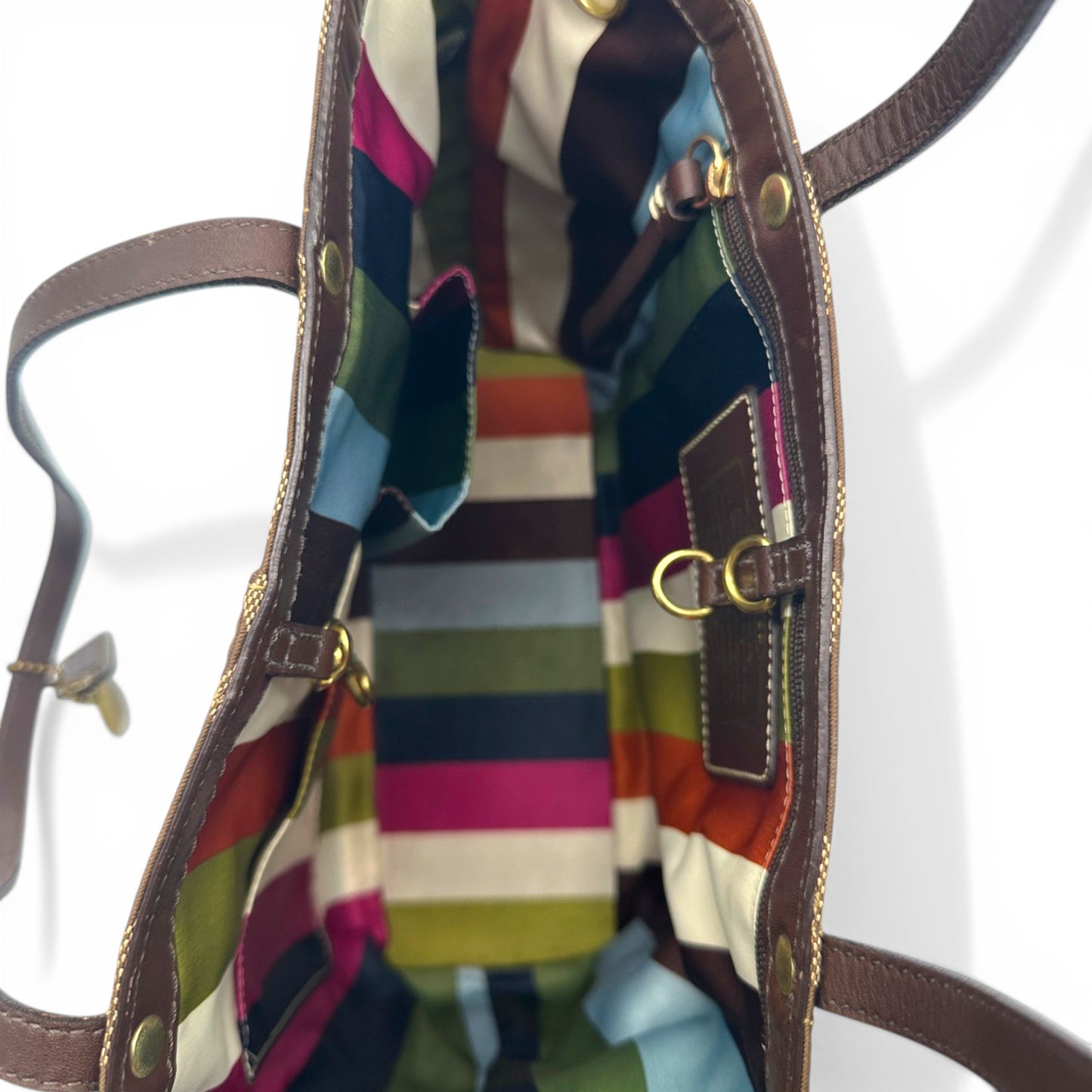 Sac cabas vintage Coach Gallery 10384