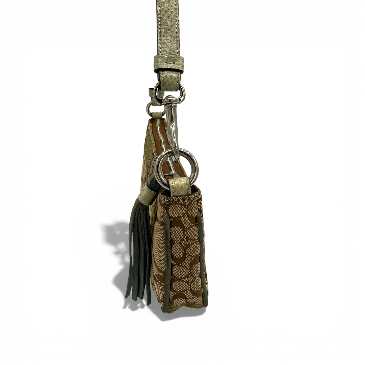 Vintage Coach 3693 Patchwork Mini-Schultertasche