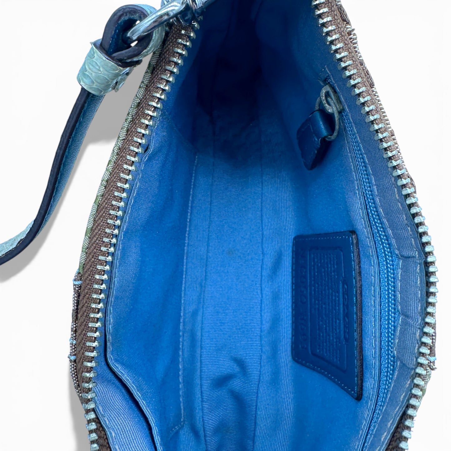 Vintage Coach 3693 Patchwork Mini-Schultertasche