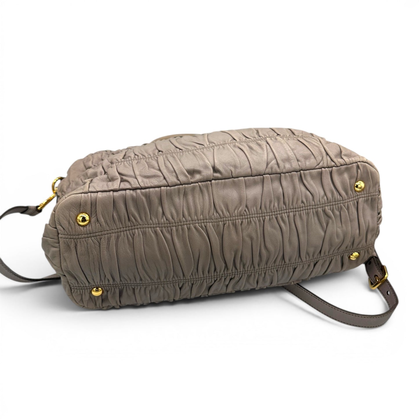 Prada Leather Gaufre 2 Way Handbag
