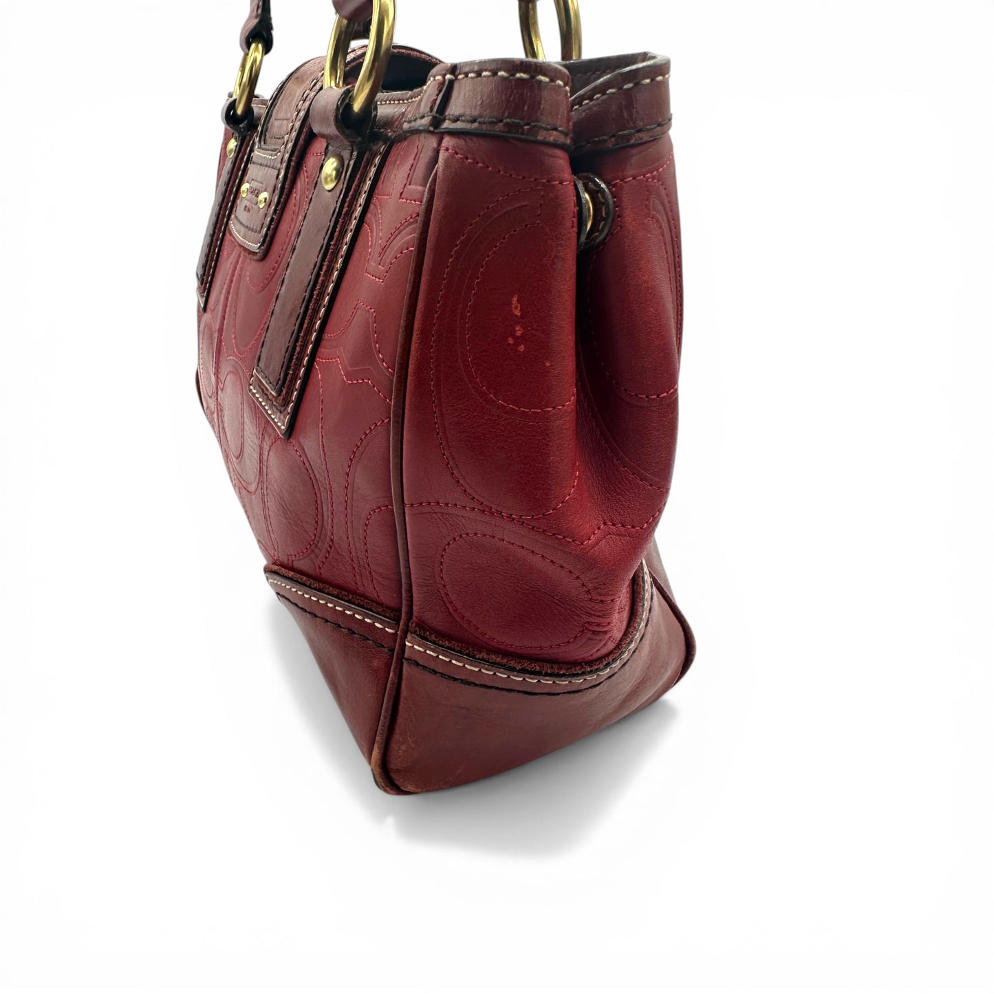 Vintage Coach 11330 Hamptons Turnlock Shoulder Bag