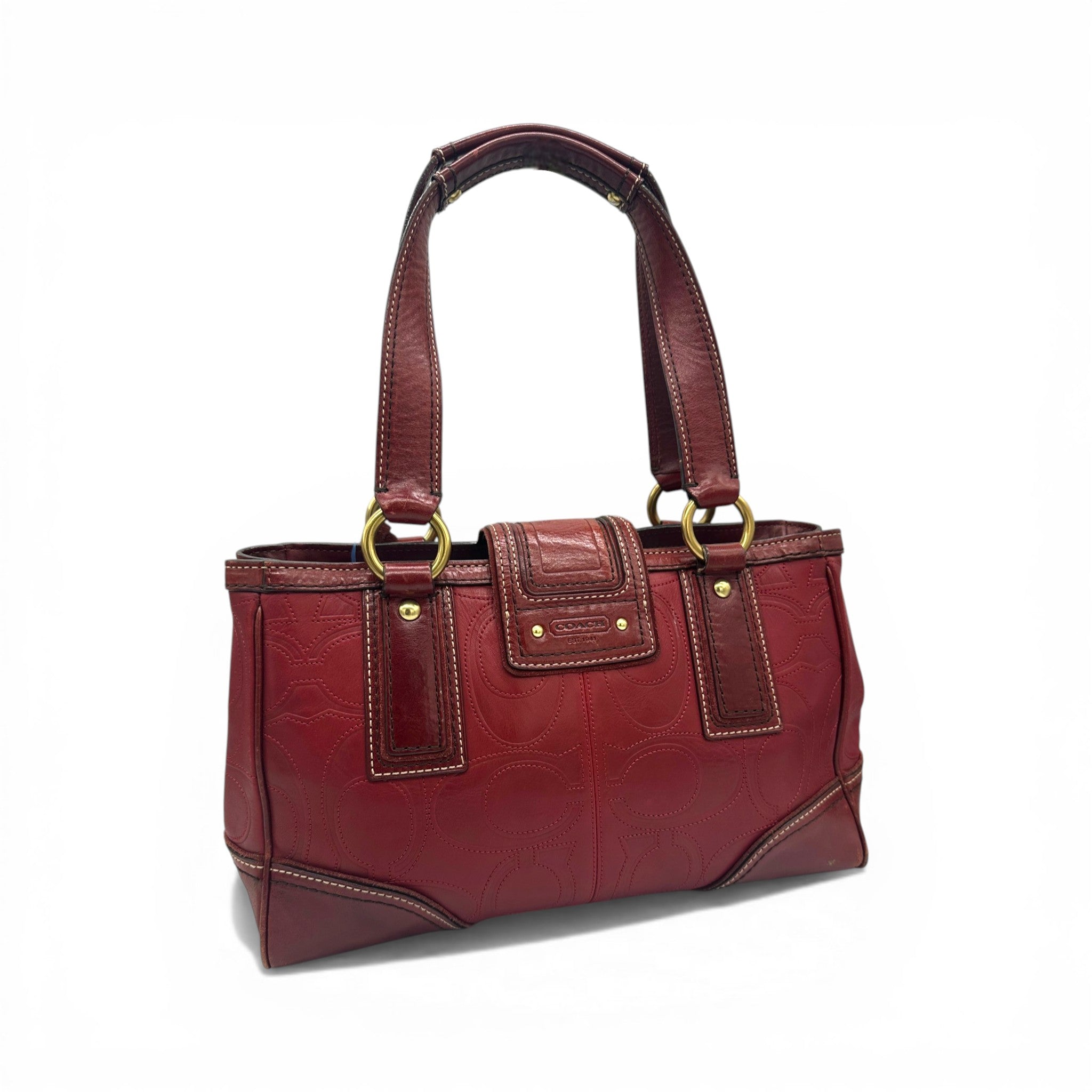 Vintage Coach 11330 Hamptons Turnlock Shoulder Bag – Thanks it's