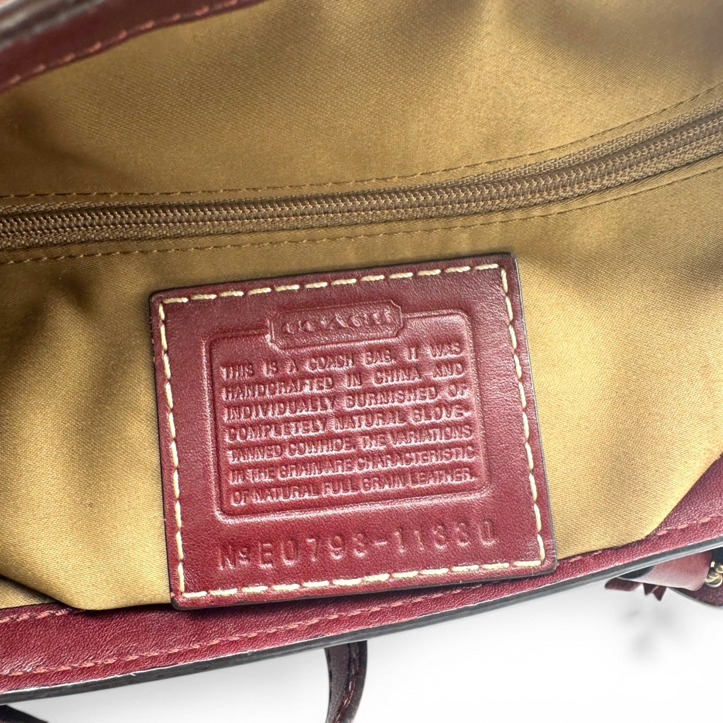 Vintage Coach 11330 Hamptons Turnlock Shoulder Bag