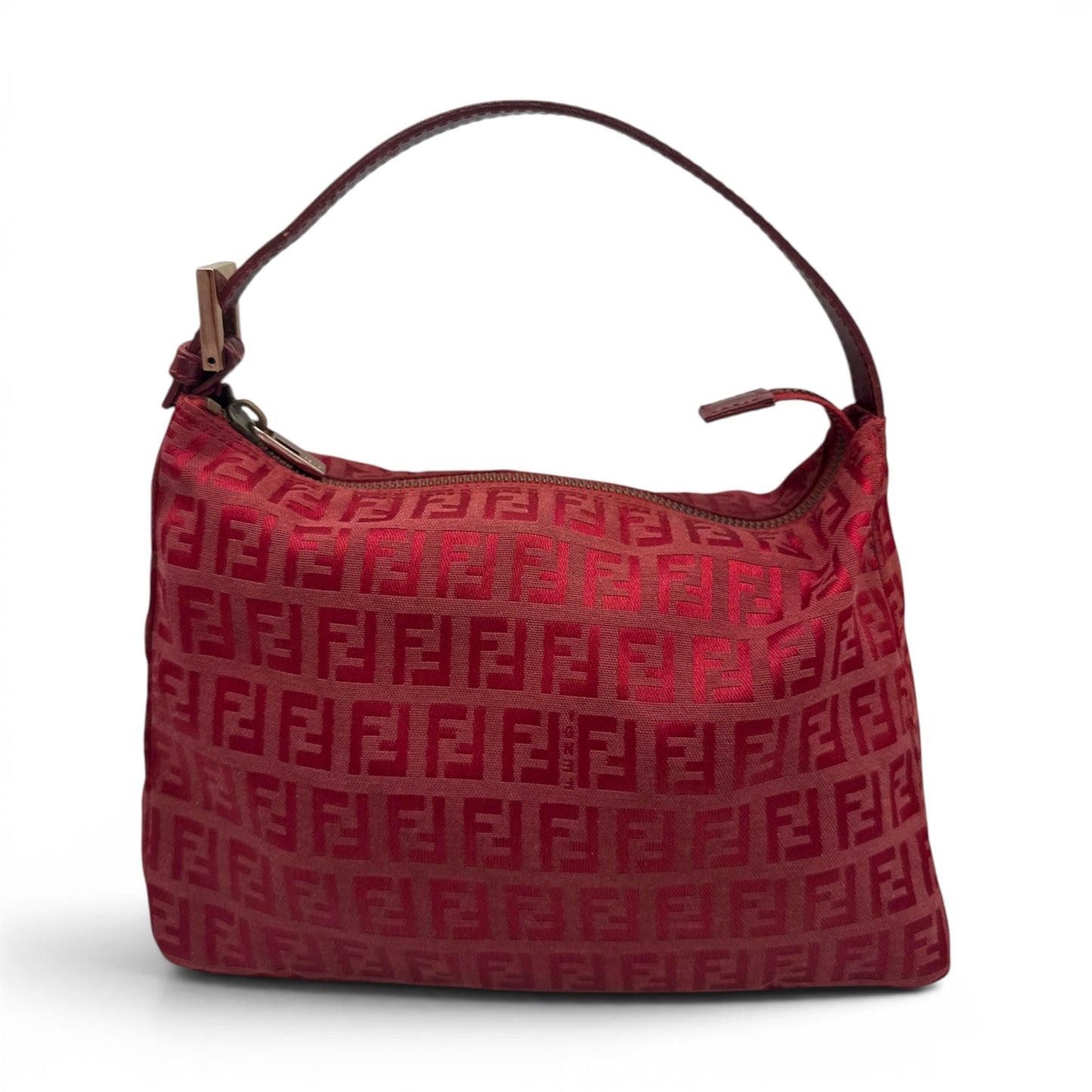 Vintage Fendi Zucchino Pouch Handbag