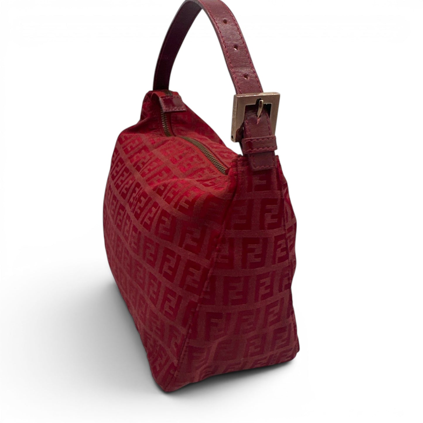Vintage Fendi Zucchino Pouch Handbag