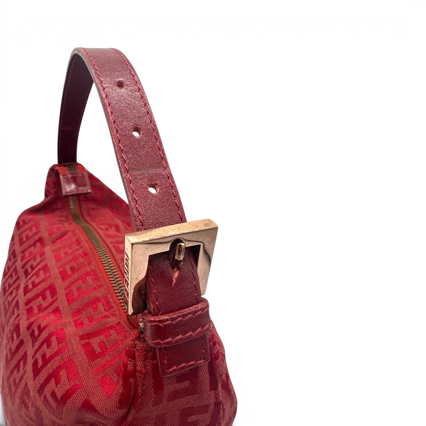Vintage Fendi Zucchino Pouch Handbag