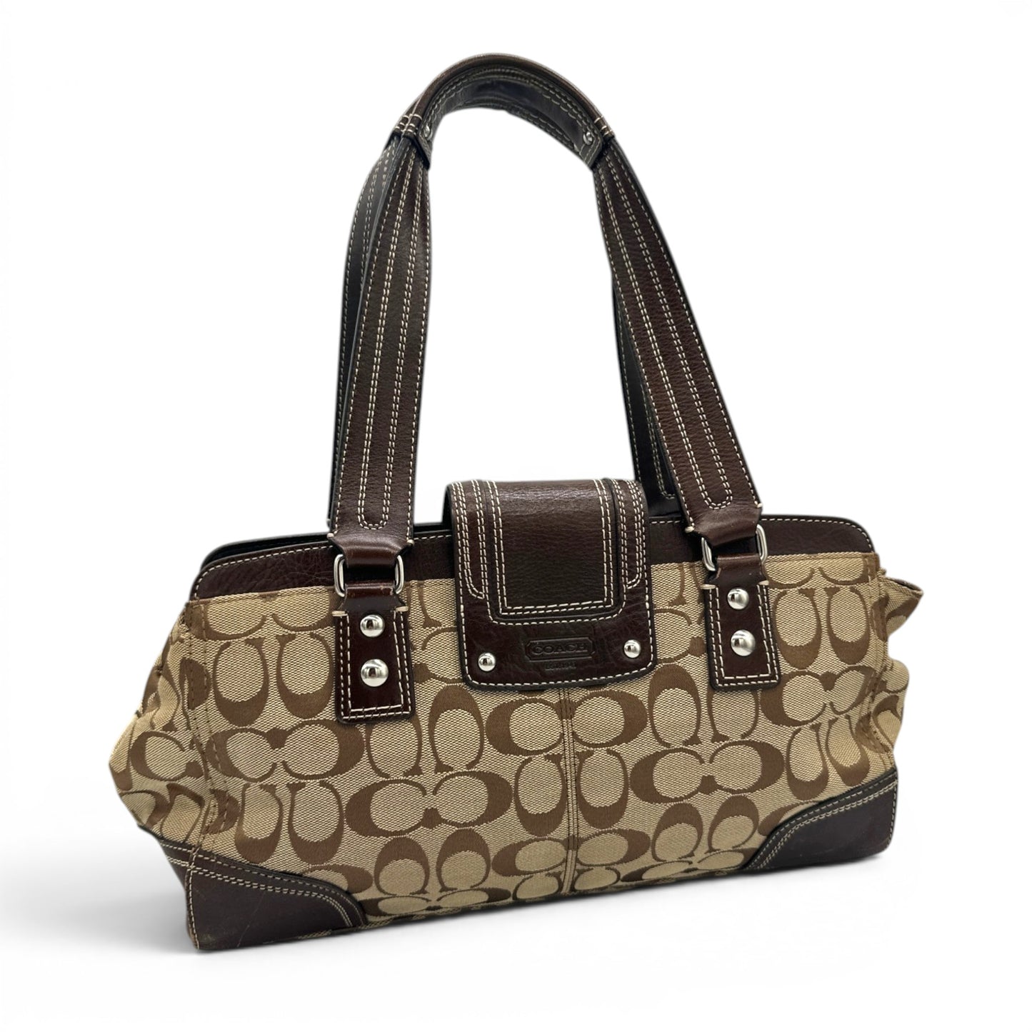 Vintage Coach F13975 Hamptons Carryall Shoulder Bag
