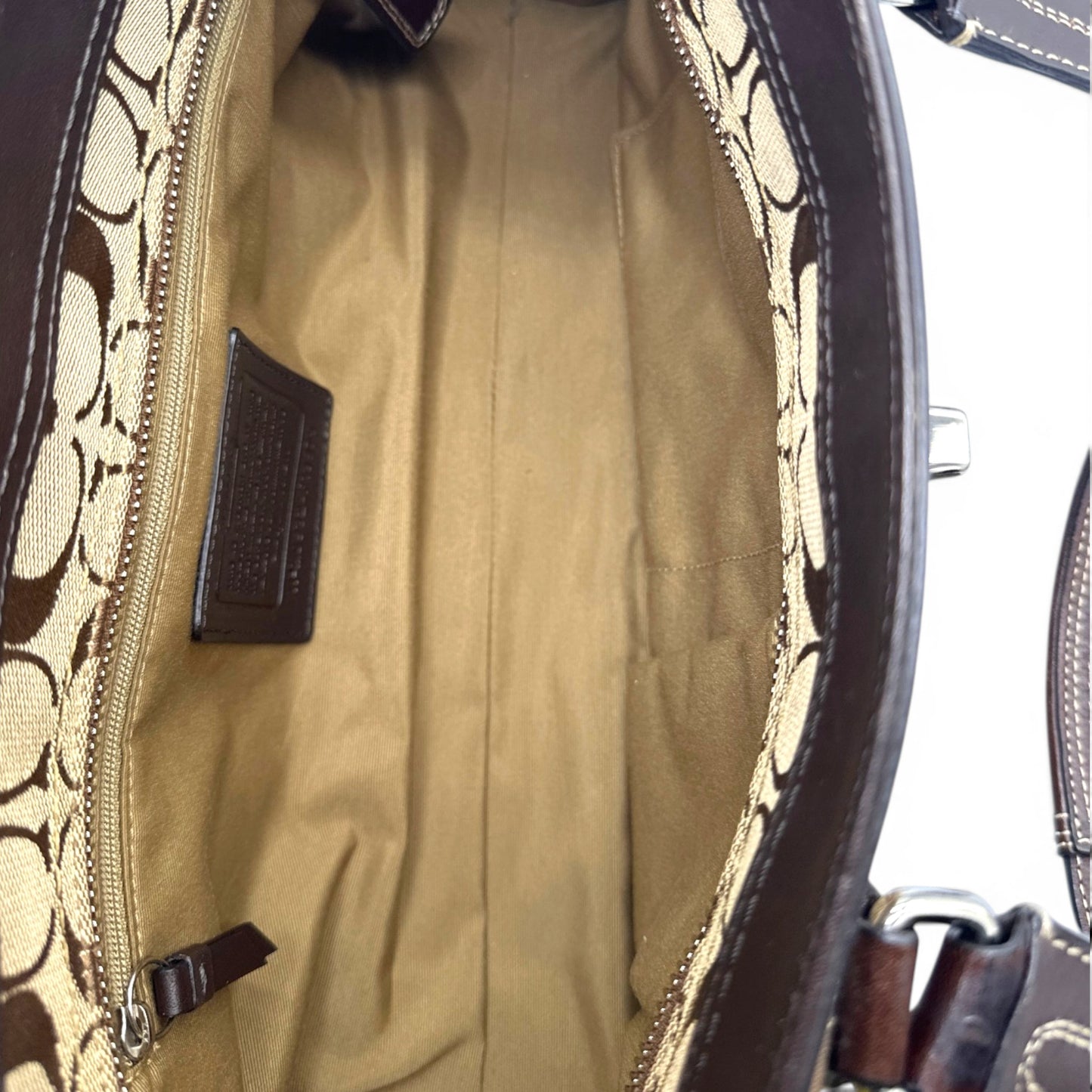 Vintage Coach F13975 Hamptons Carryall Shoulder Bag