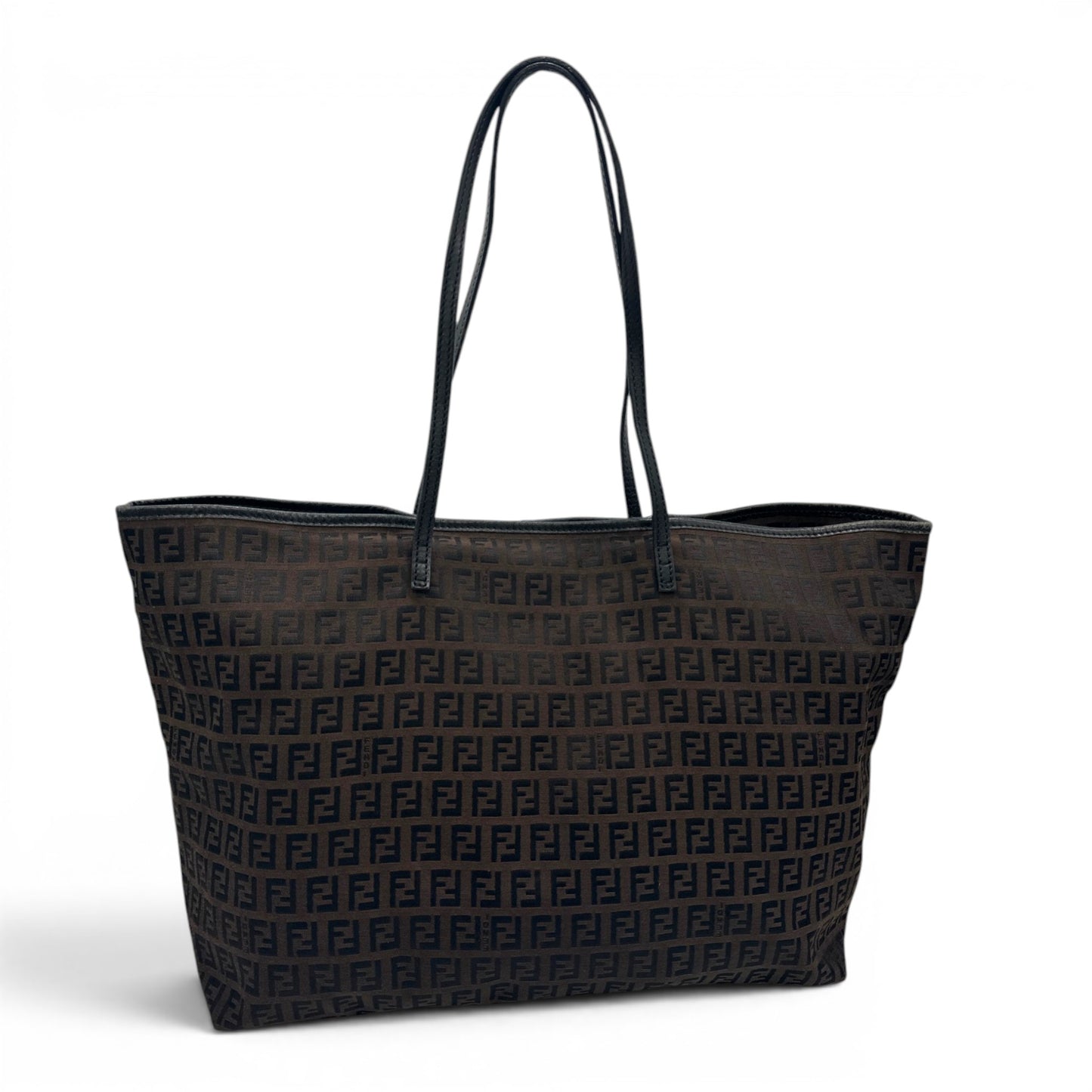 Vintage Fendi Zucchino Monogram Large Tote Bag
