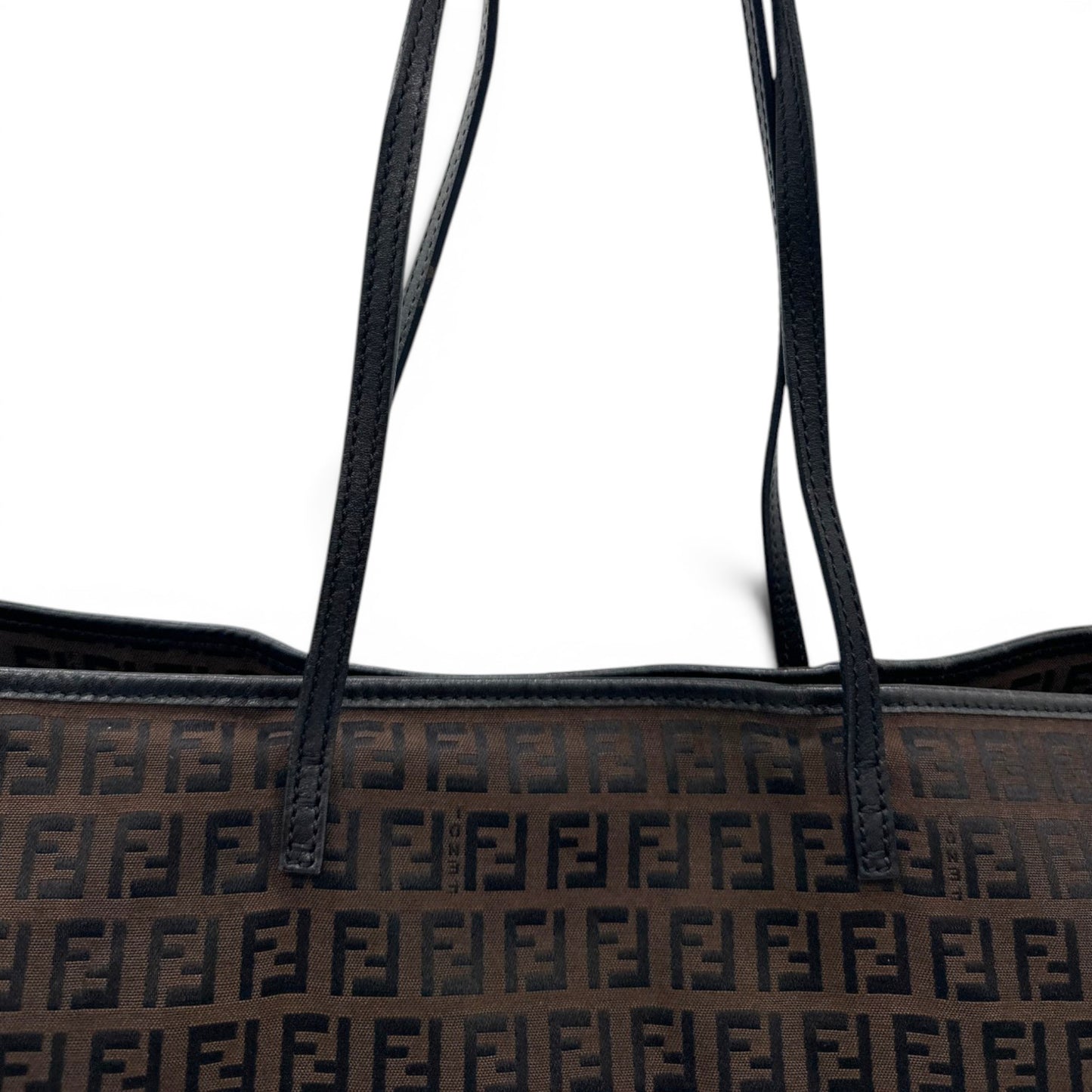 Vintage Fendi Zucchino Monogram Large Tote Bag
