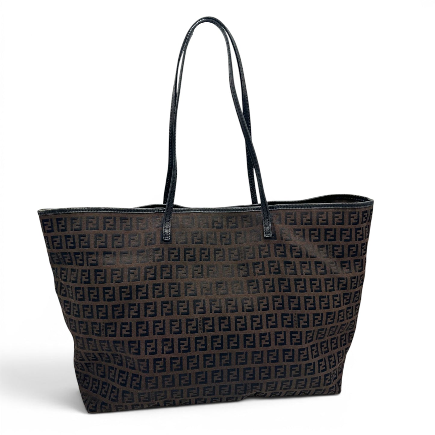 Vintage Fendi Zucchino Monogram Large Tote Bag