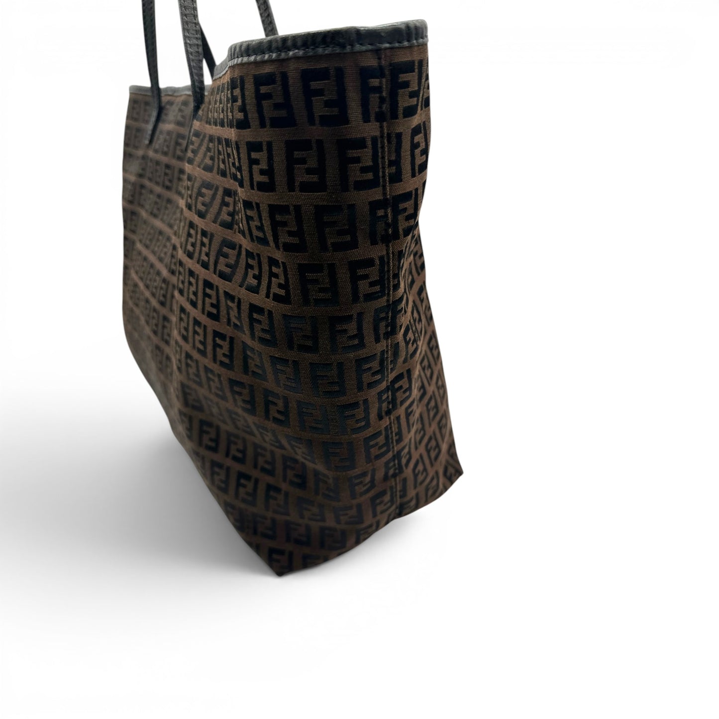 Vintage Fendi Zucchino Monogram Large Tote Bag