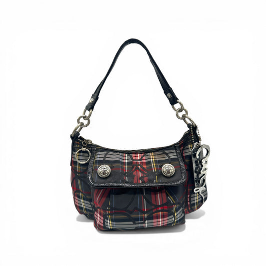 Vintage Coach 14366 Poppy Tartan 2 way Shoulder Bag