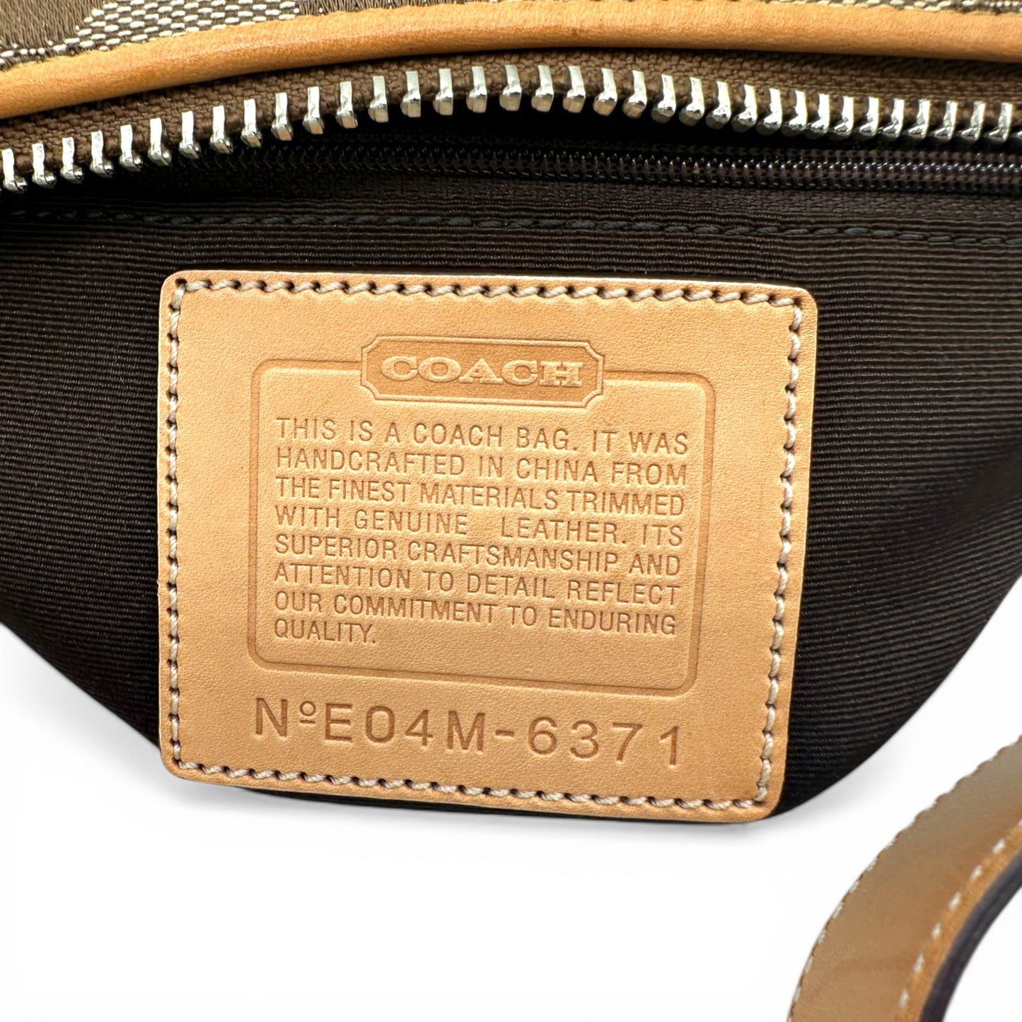 Vintage Coach 6371 Baguette Shoulder Bag