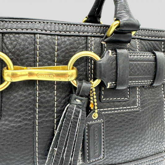 Vintage Coach 10212 Hampton Clip Handbag