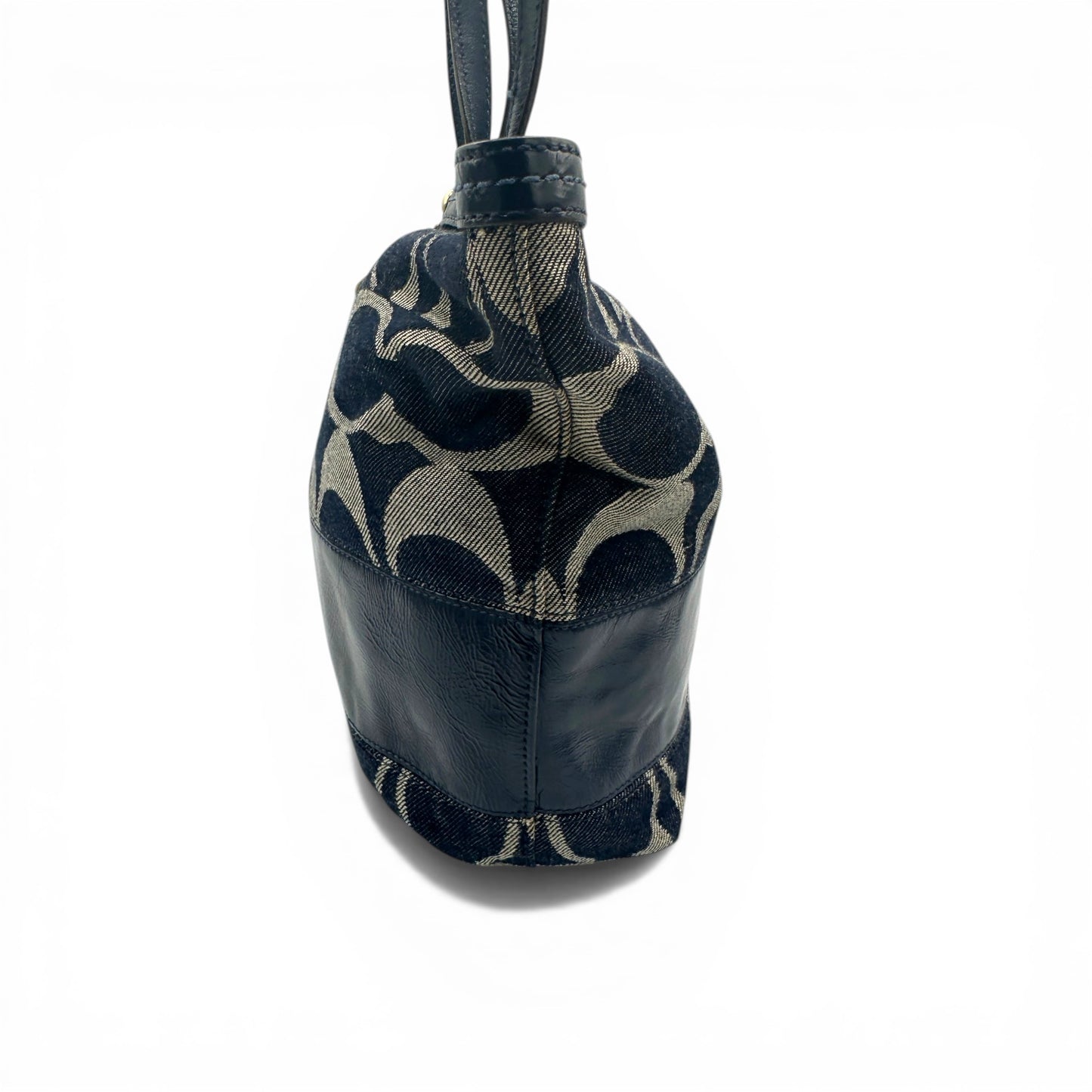 Vintage Coach 12546 Denim Tote Shoulder Bag