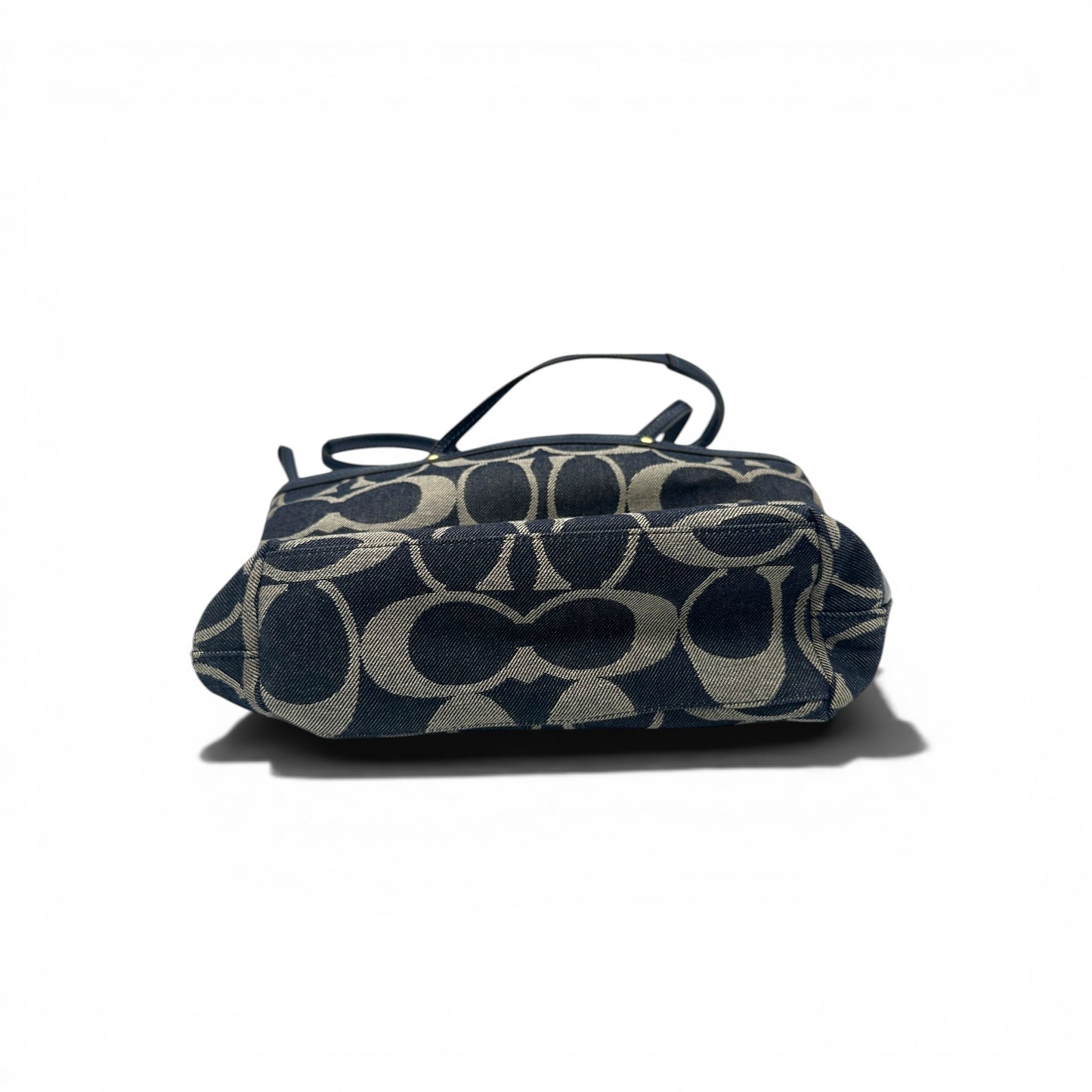 Vintage Coach 12546 Denim Tote Shoulder Bag