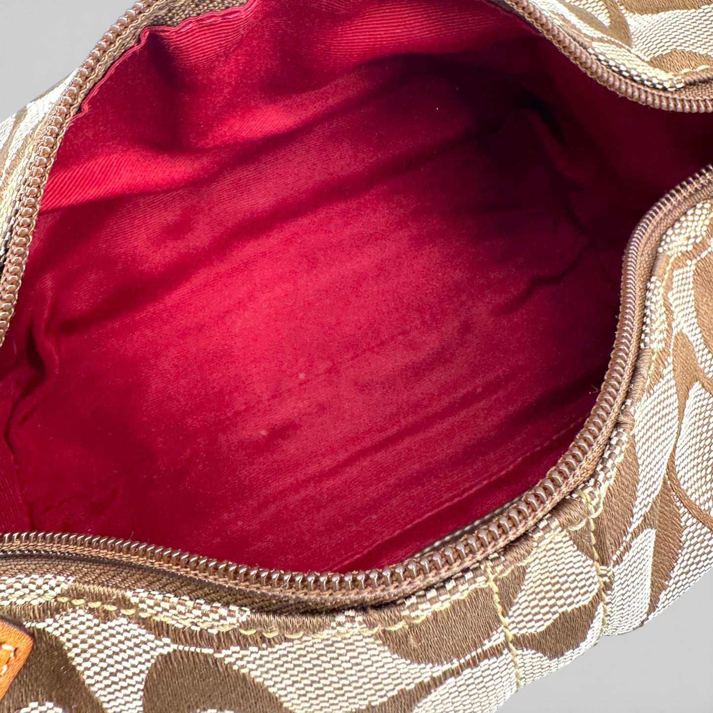 Vintage Coach 40024 Monogram Mini Shoulder Bag