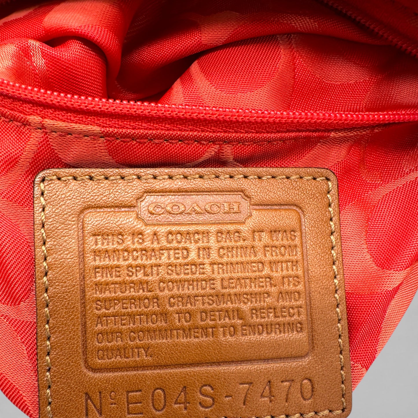 Vintage Coach 5032 Baguette-Schultertasche aus hellgrünem Wildleder