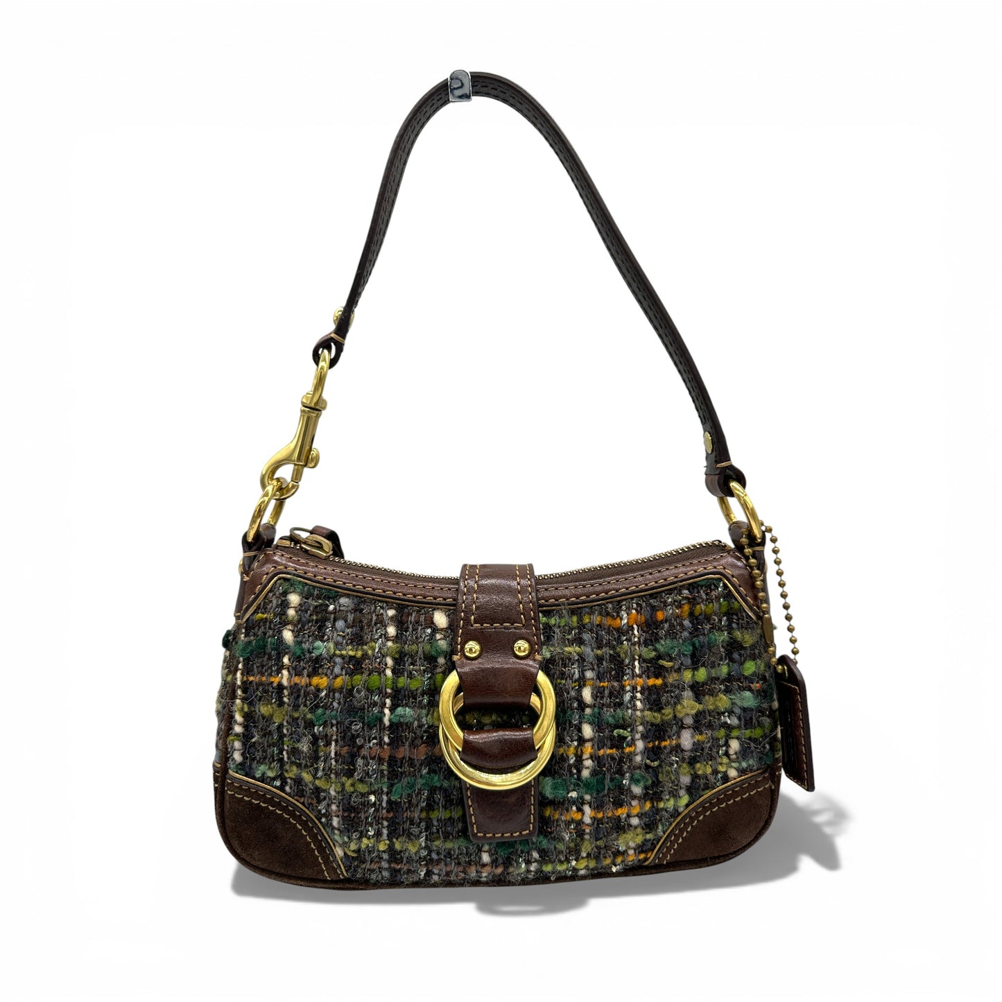 Vintage Coach 8F15 Soho Tweed Shoulder Bag