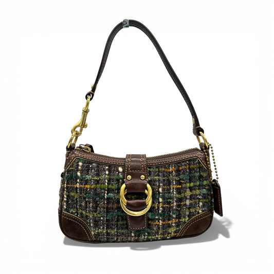 Vintage Coach 8F15 Soho Tweed Shoulder Bag