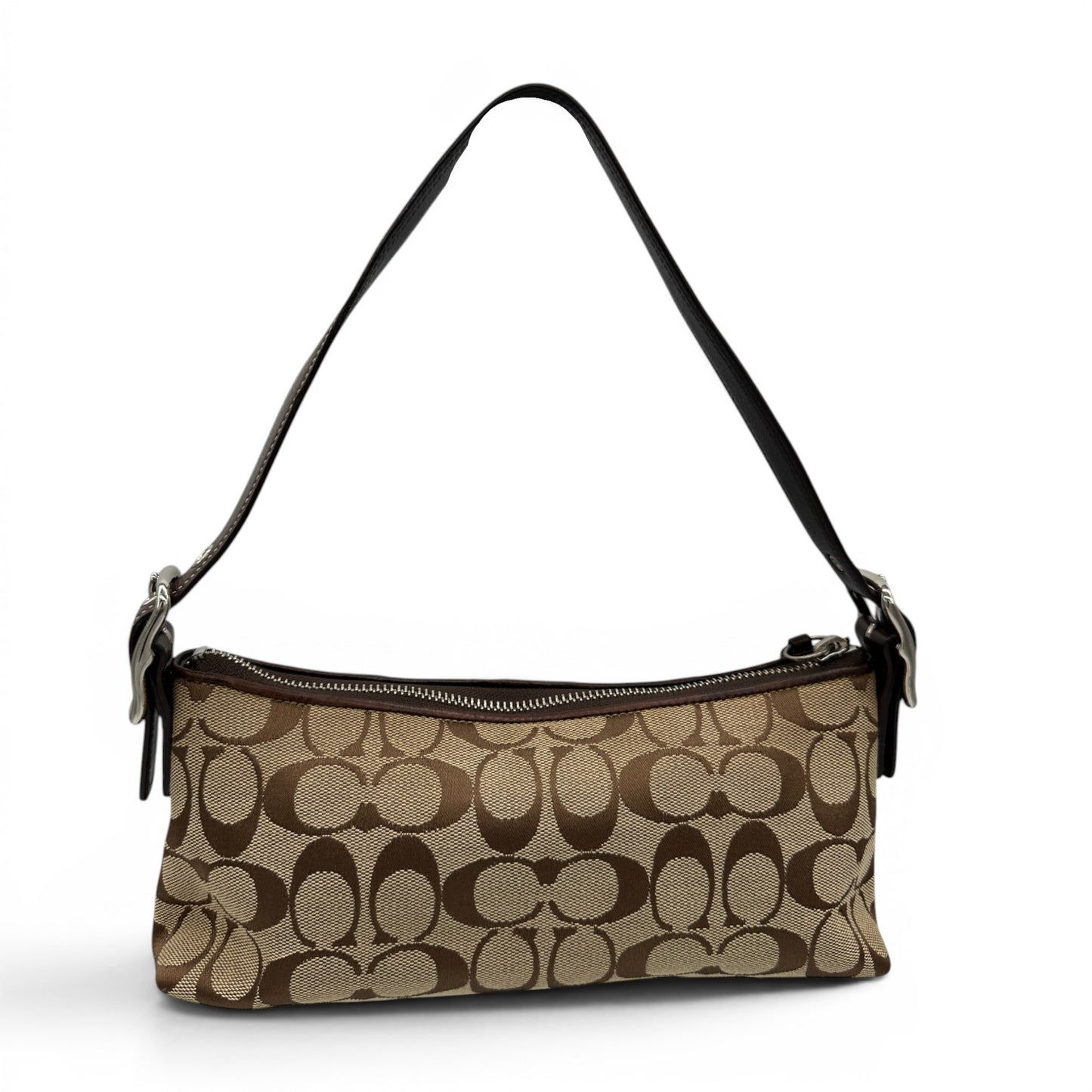 Vintage Coach 8K09 East West Baguette Shoulder Bag