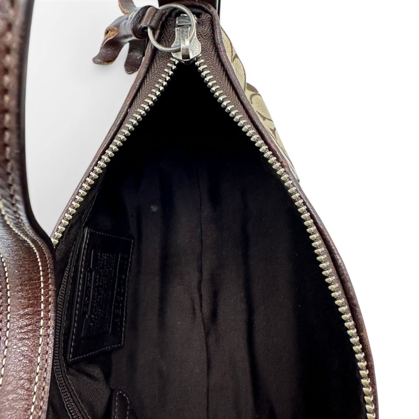 Vintage Coach 8K09 East West Baguette Shoulder Bag