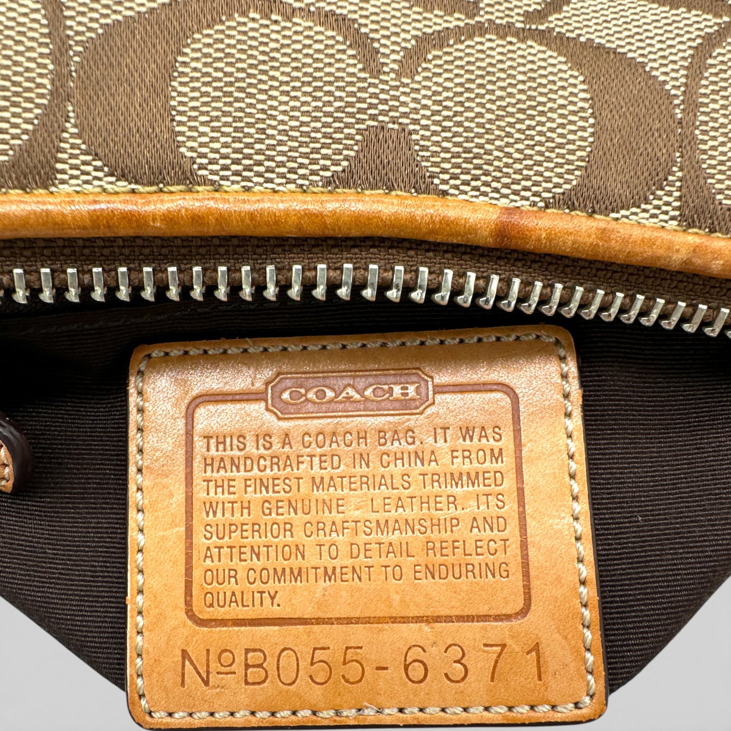 Vintage Coach 6371 Baguette Shoulder Bag