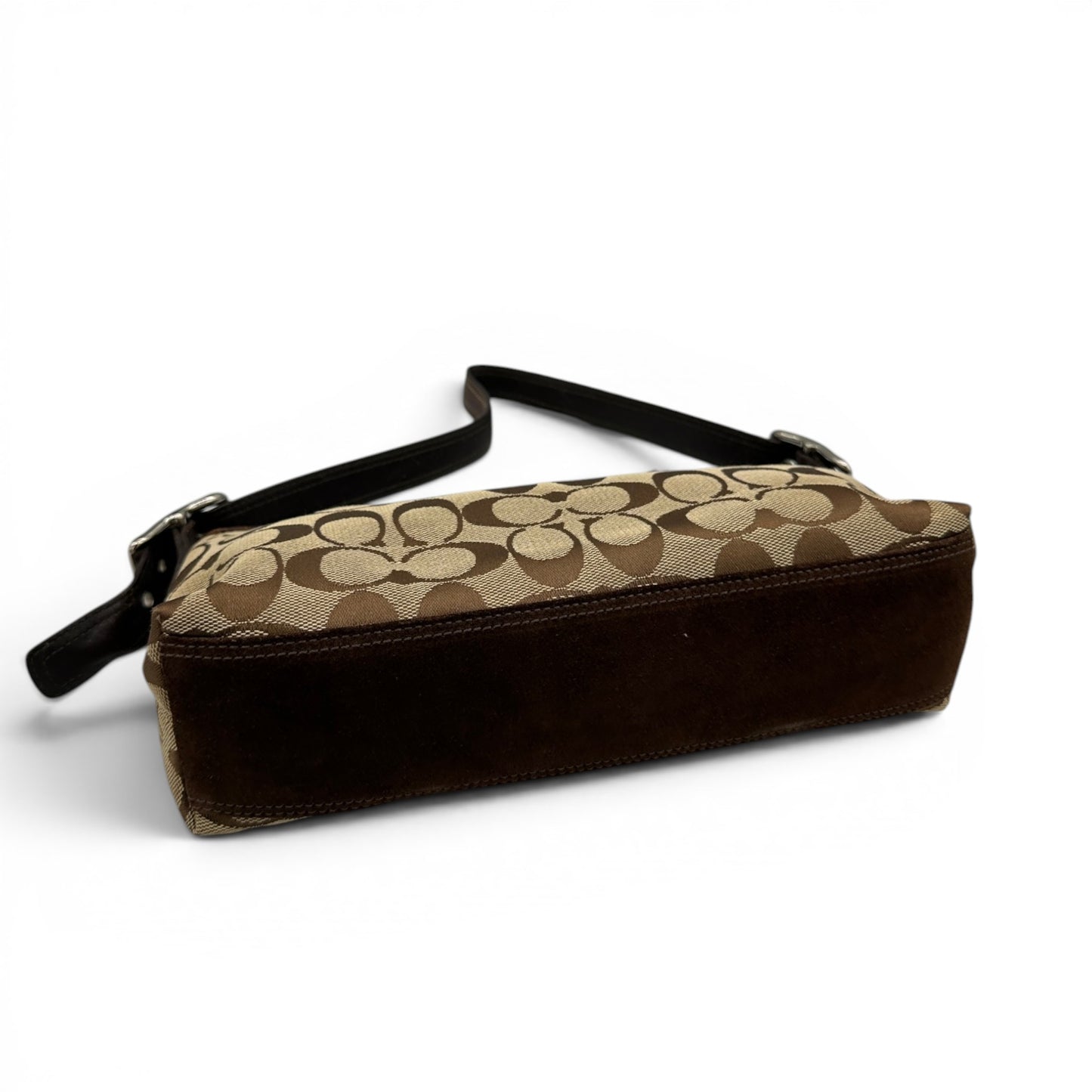 Vintage Coach 8K09 East West Baguette Shoulder Bag