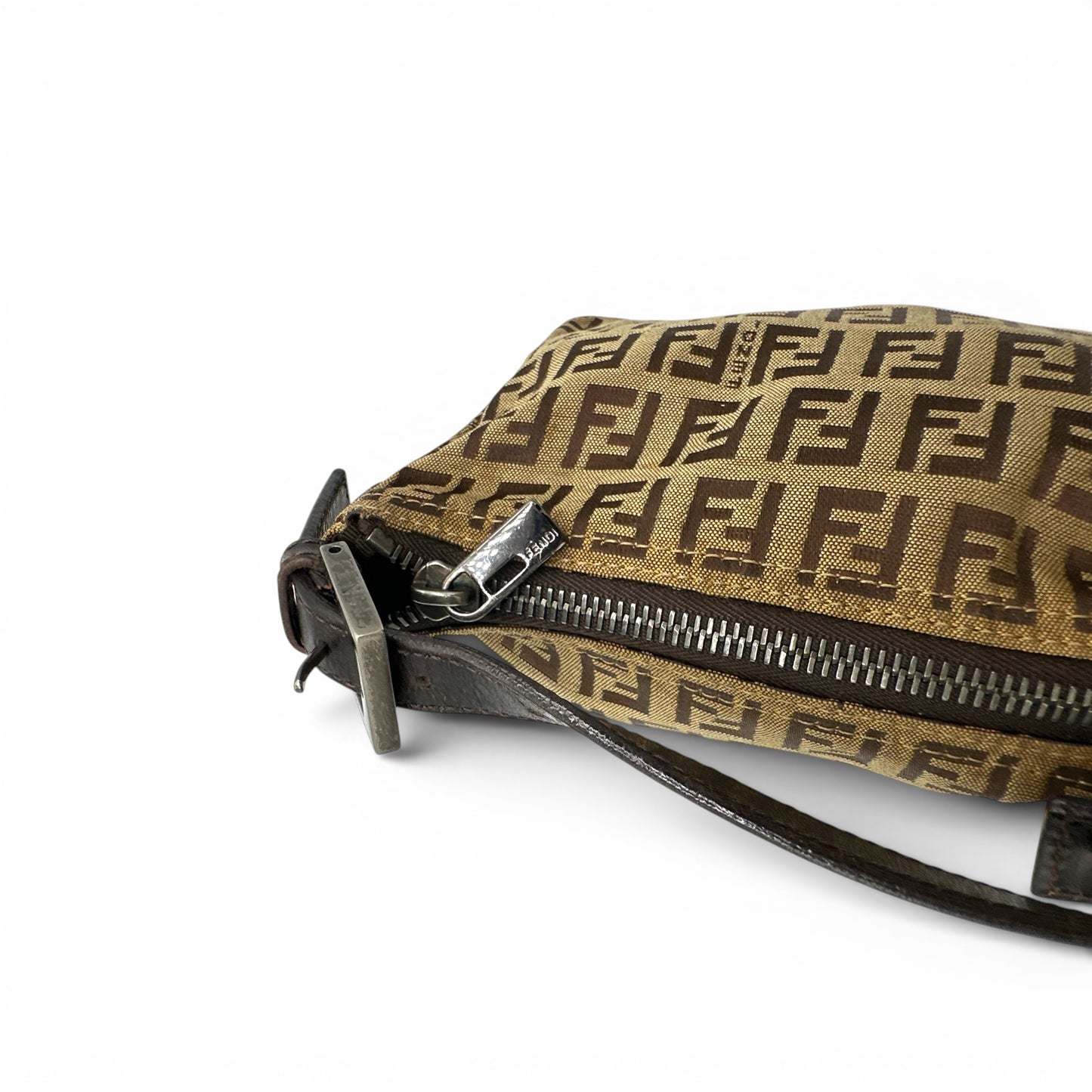 Vintage Fendi Zucchino Pouch Handbag