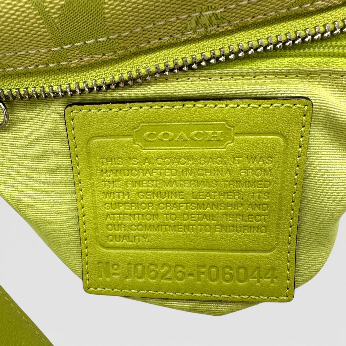 Vintage Coach Sufflette F06044 Schultertasche