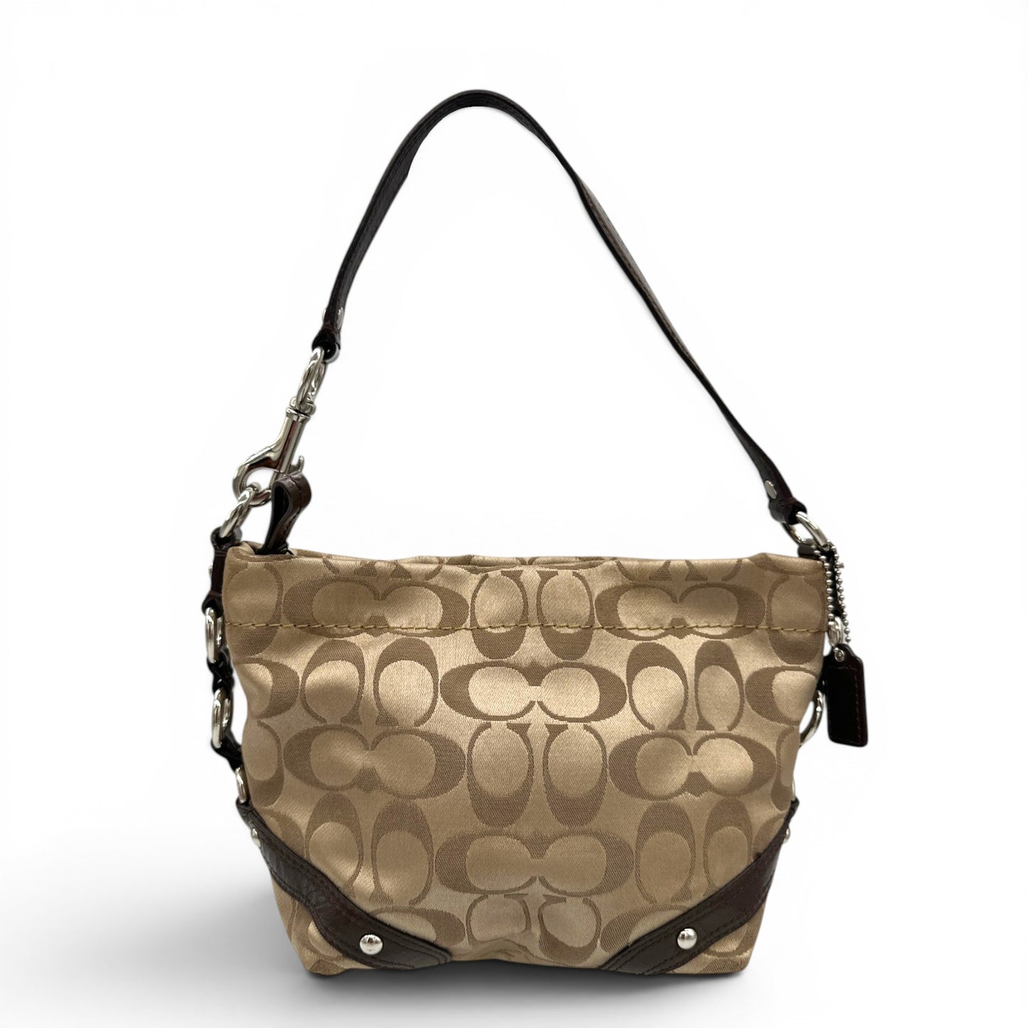 Vintage Coach Mini Carly Schultertasche