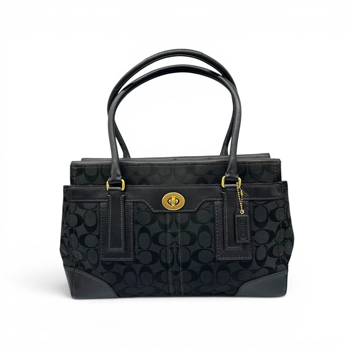 Vintage Coach Hampton Carryall 11063 Turnlock Handbag