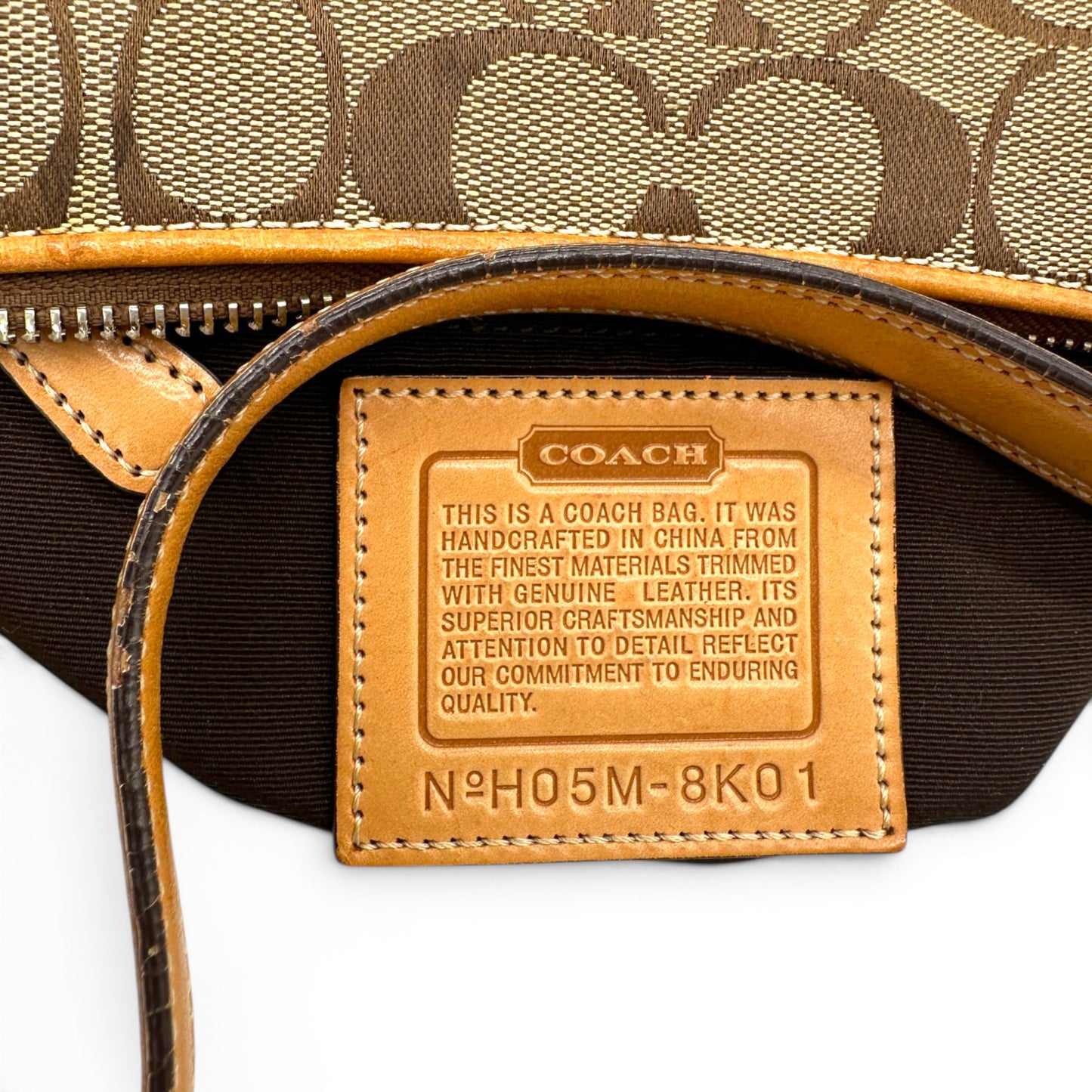 Vintage Coach 8K01 Baguette Shoulder Bag